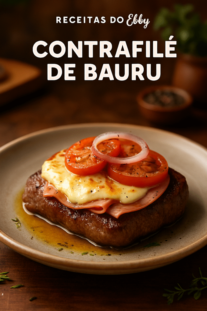 Contrafilé de Bauru: Sabor e suculência em cada mordida!