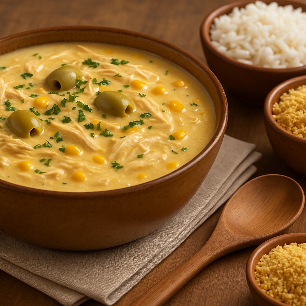 Creme de Galinha Cremoso e Irresistível