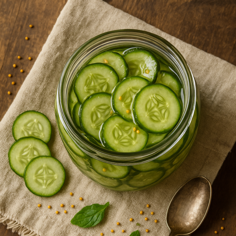 Pepinos Agridoce: Conserva rápida