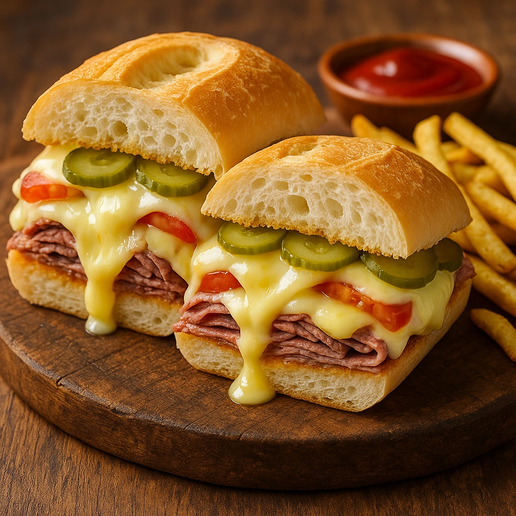 Sanduíche Bauru Clássico: Irresistível e Cheio de Sabor