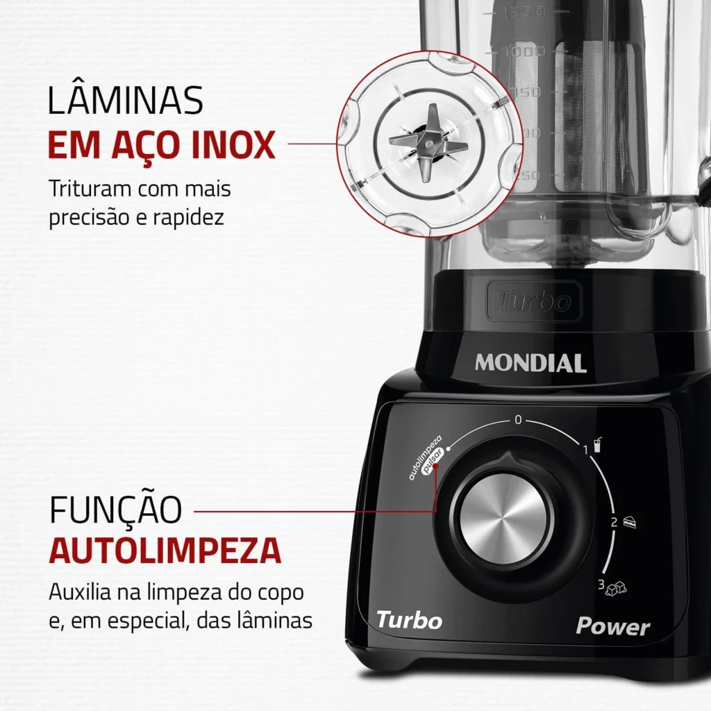Review Completo do Liquidificador Mondial Turbo Power 550W — Vale a Pena Ter na Sua Cozinha?