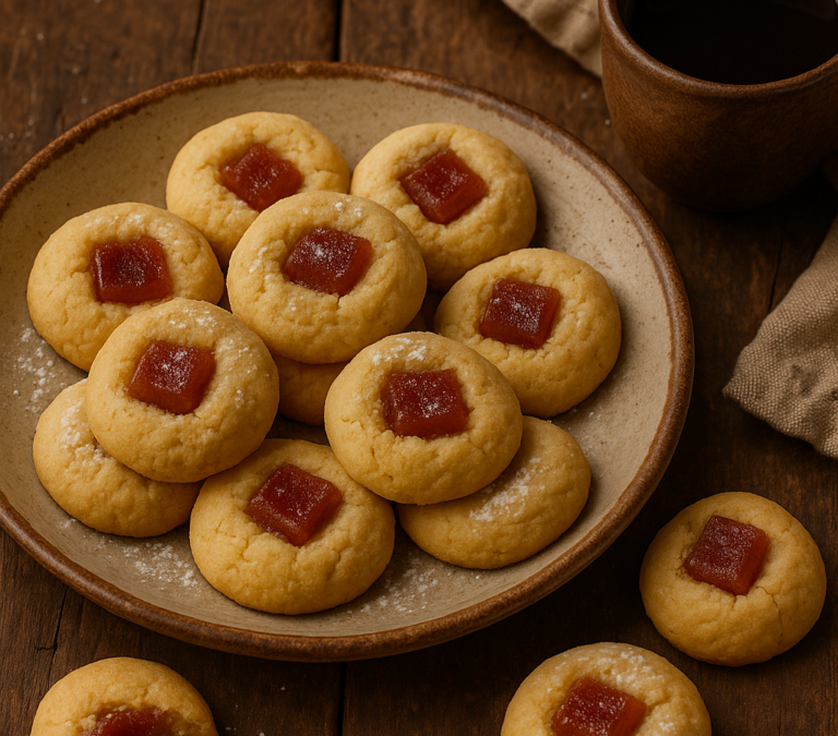 Caipirinha de Forno com Goiabada: Biscoitinho simples e irresistível