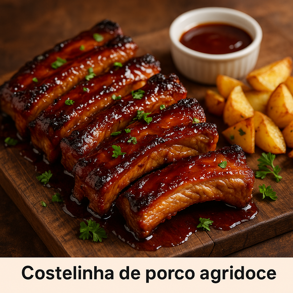 Costelinha de Porco Agridoce – Sabor marcante e irresistível