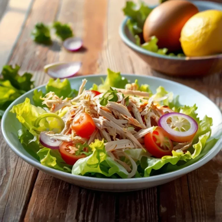 Salada de Frango Desfiado: leve, prática e deliciosa para qualquer ocasião