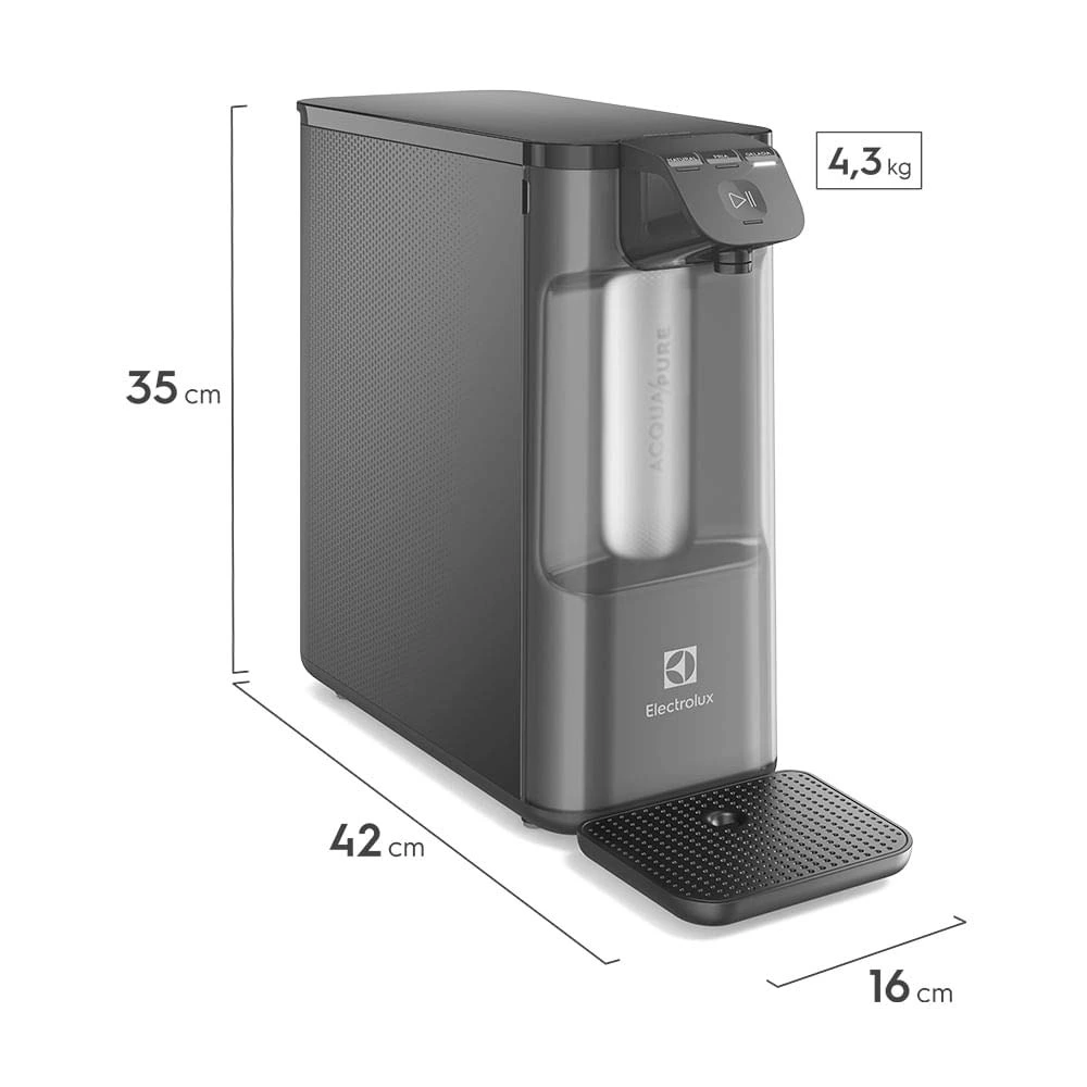 Review Completo – Purificador de Água Electrolux PE12G: Compacto, Rápido e com Painel Touch