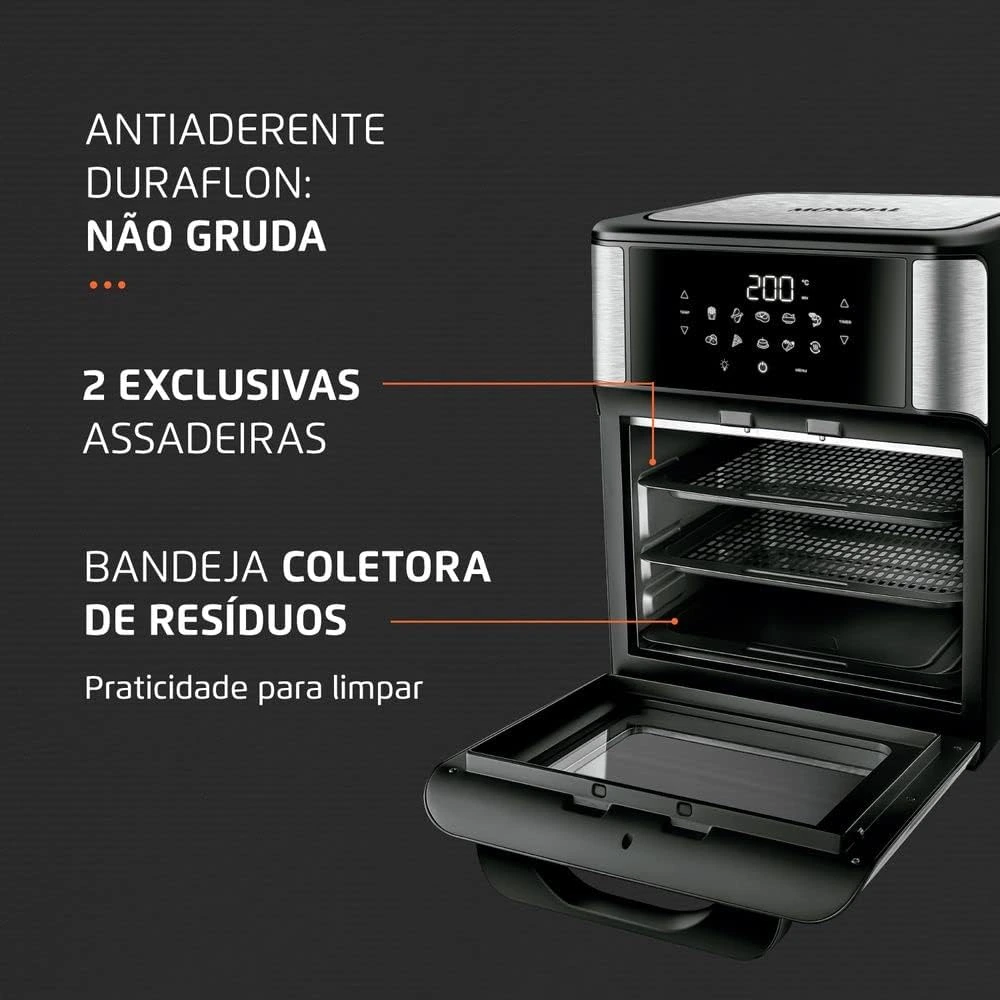 Review Completo da Air Fryer Forno Oven Mondial 12L AFON-12L-BI — Vale a Pena Ter na Sua Cozinha?