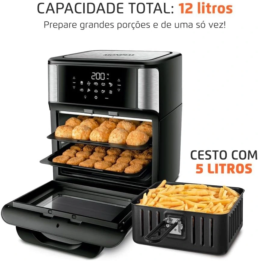 Review Completo da Air Fryer Forno Oven Mondial 12L AFON-12L-BI — Vale a Pena Ter na Sua Cozinha?