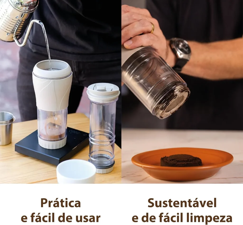 Review – Cafeteira Portátil Pressca 350ml: Café e Chá em Qualquer Lugar