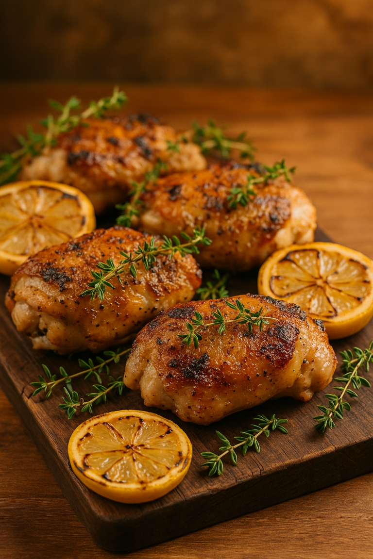 Sobrecoxa de Frango na Churrasqueira – Suculenta e Cheia de Sabor