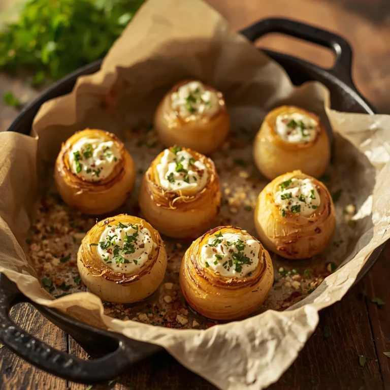 Cebolas Recheadas com Queijo e Ervas: Sabor Leve e Sofisticado