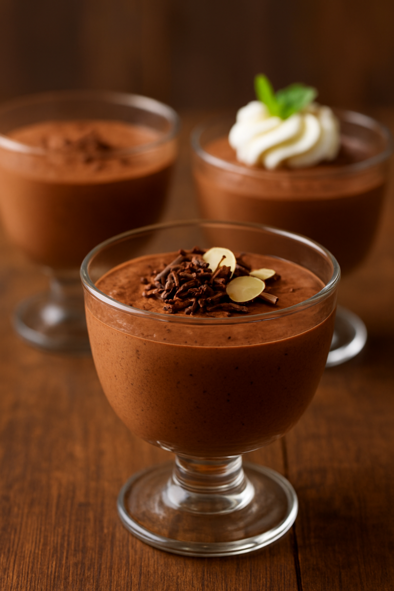 Mousse de Chocolate em Pó