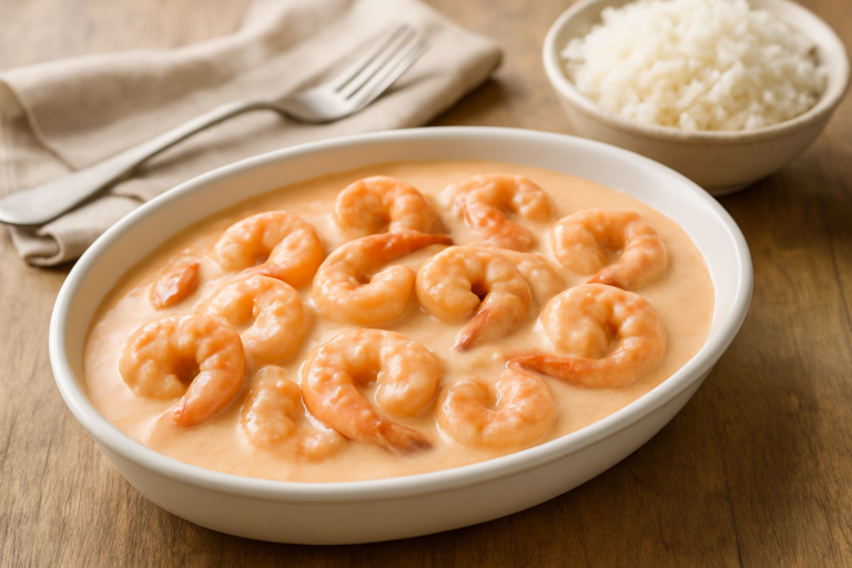 Camarões com Catupiry: receita cremosa, prática e cheia de sabor