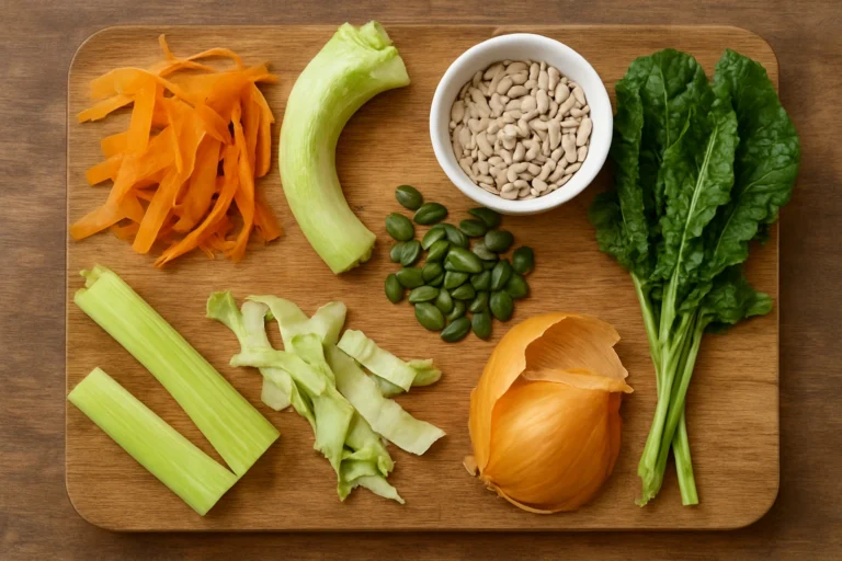 Como Reaproveitar Cascas, Talos e Sementes na Cozinha: Sustentabilidade e Sabor no Prato Como Reaproveitar Cascas, Talos e Sementes na Cozinha: Sustentabilidade e Sabor no Prato