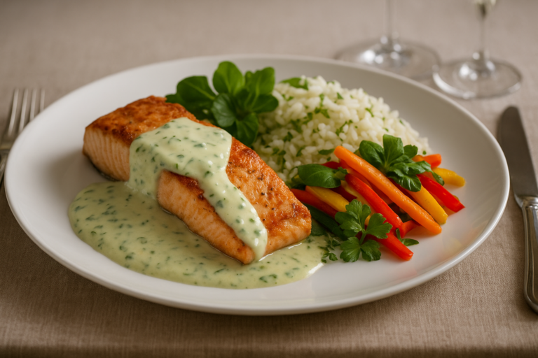 Salmão com Agrião: elegância e sabor em um prato único